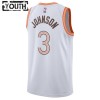 NBA Børn Trøje San Antonio Spurs Keldon Johnson 2023-24 Nike City Edition Hvid Swingman